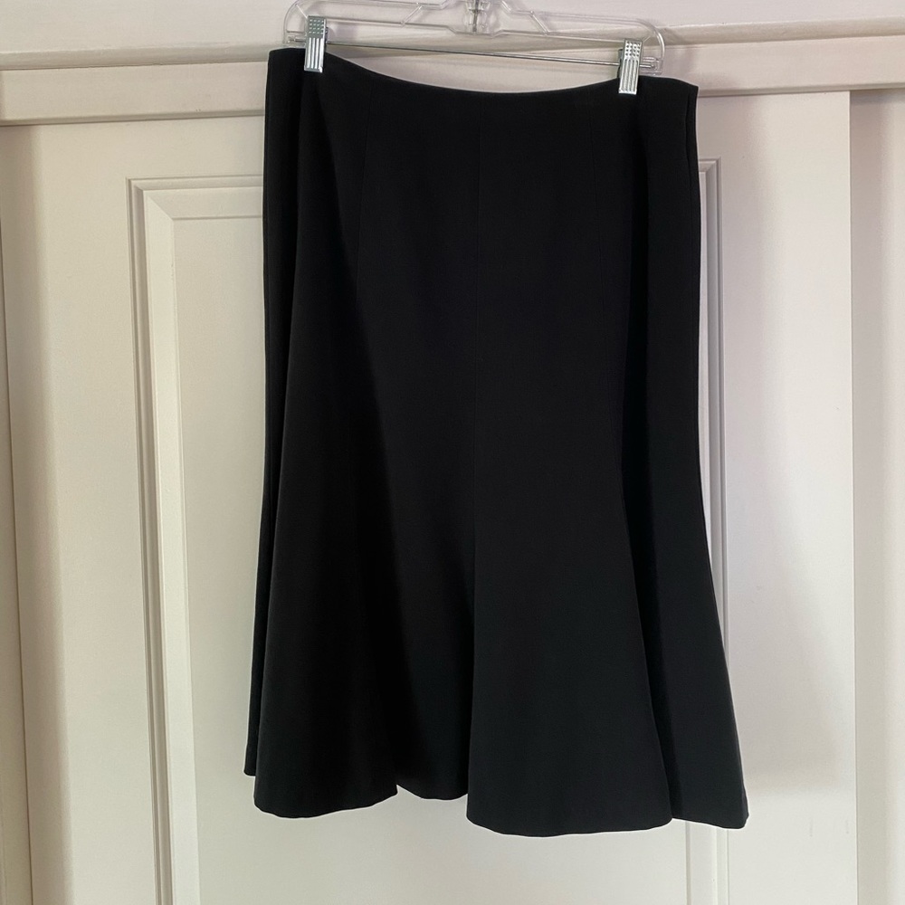 Eddie Bauer Midi Black Skirt